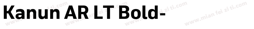 Kanun AR LT Bold字体转换